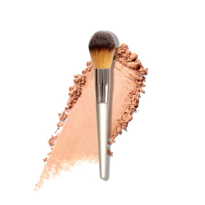 10pcs champagne gold makeup brush set