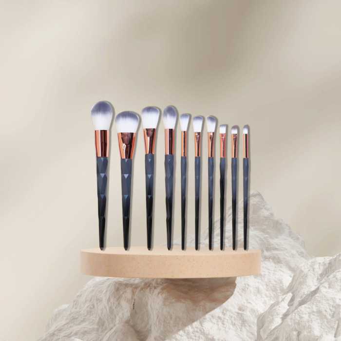 10pcs diamond Unicorn makeup brush set