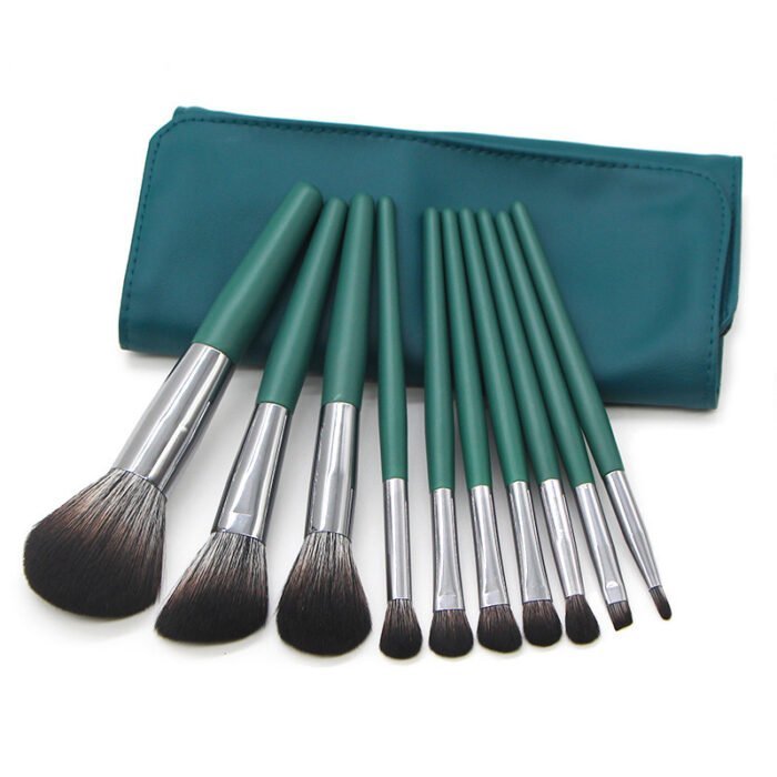 10pcs four-color makeup brush set