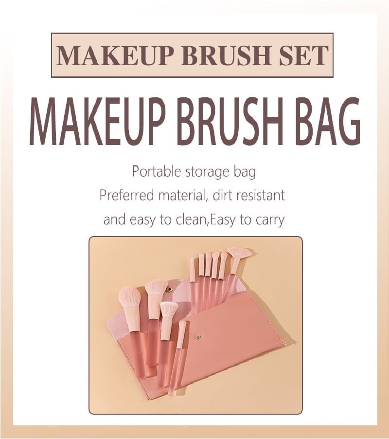 5pcs Simple Portable Makeup Brushes