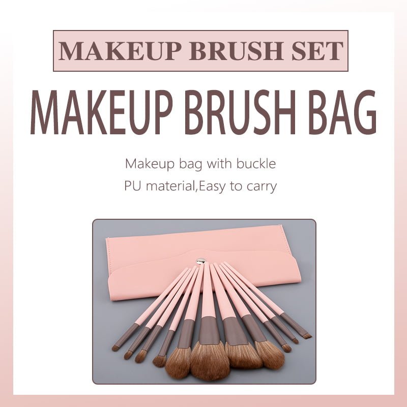 11pcs soft fiber wool makeup brush