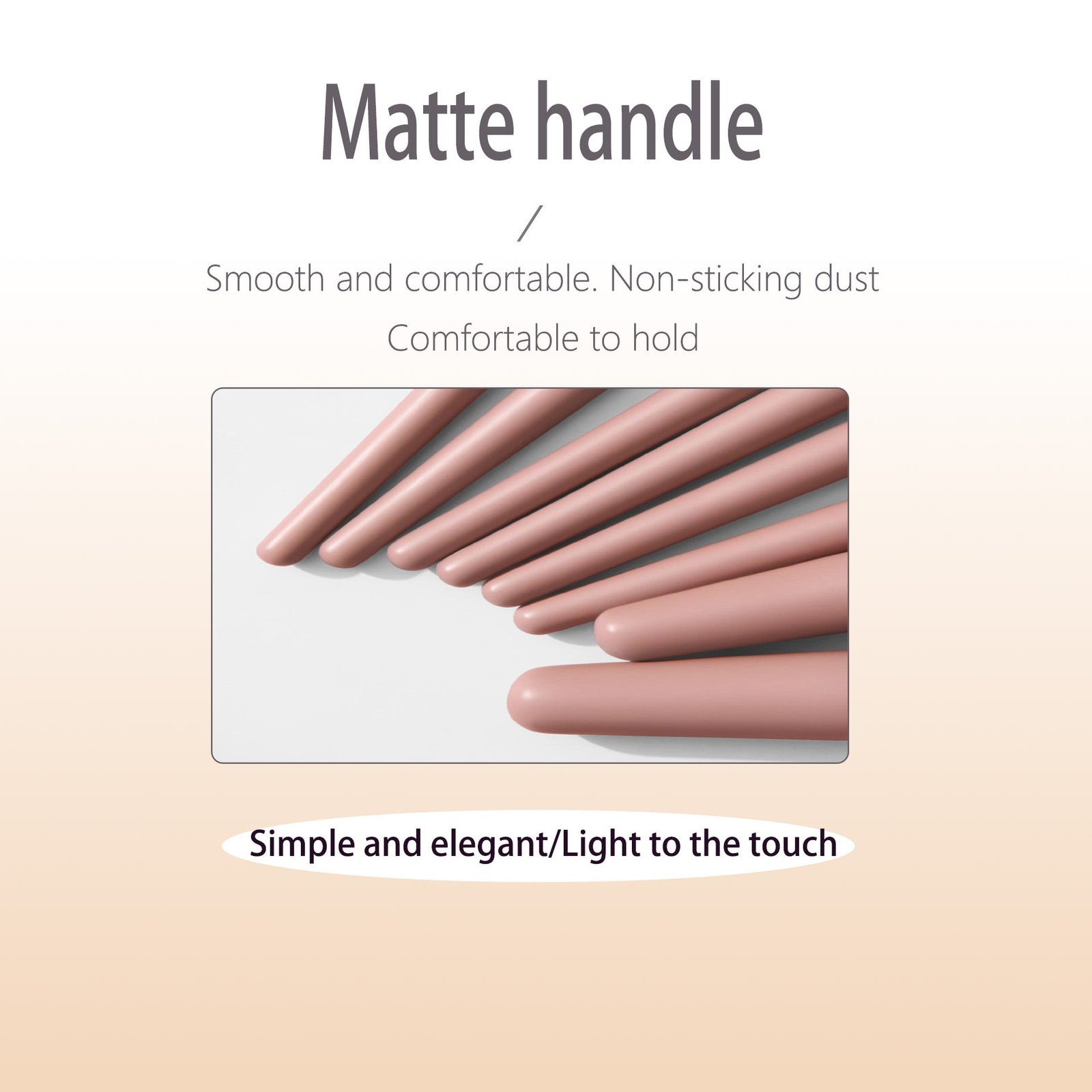 Matte Mini Makeup Brush Set