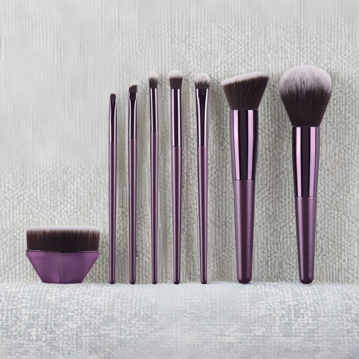 8pcs portable makeup brush sets