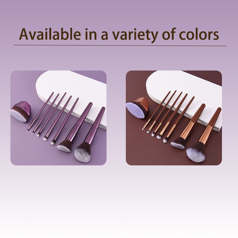 8pcs portable makeup brush sets