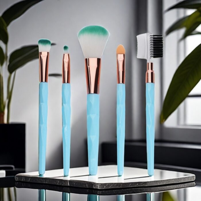 Spiral Unicorn Makeup Brushes