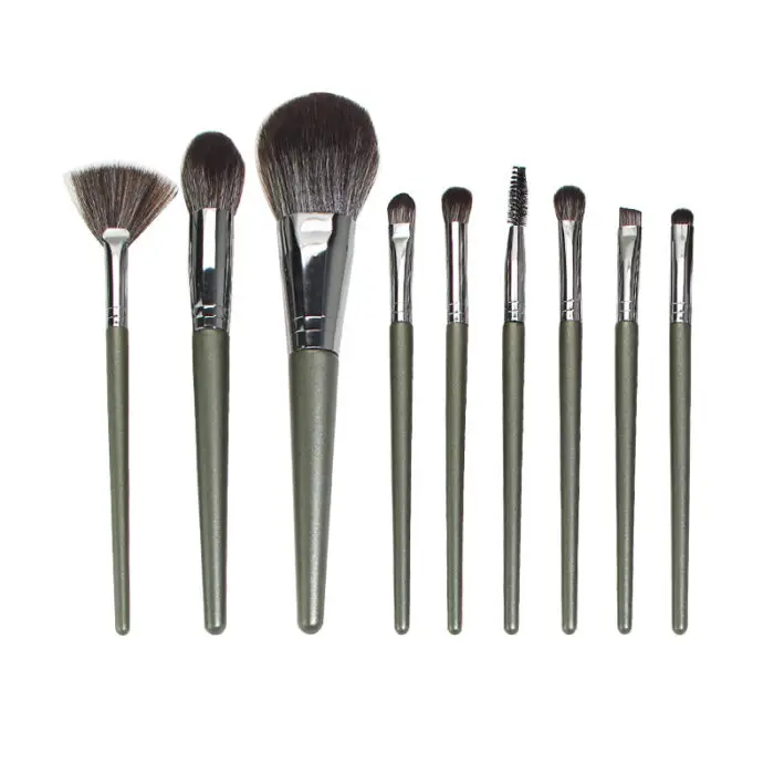 9pcs Galen Blue Makeup Brush Set