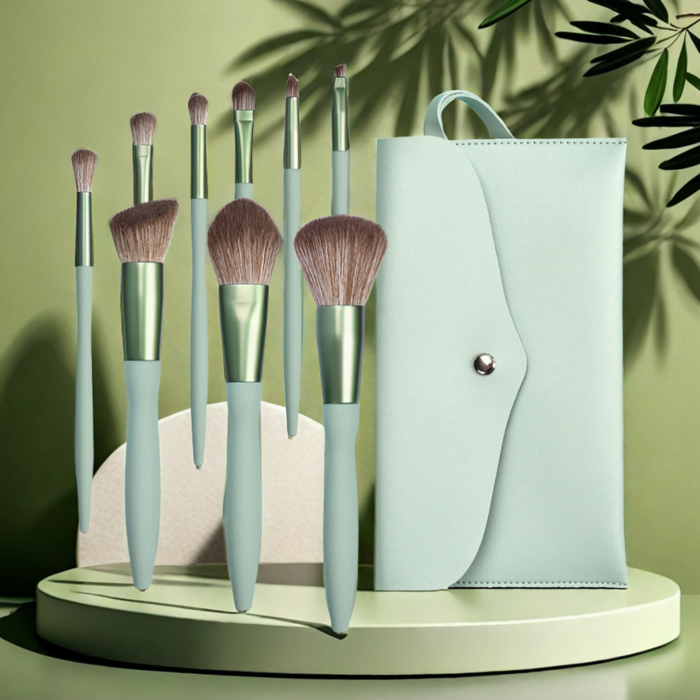 9pcs Sexy Waist Makeup Brushes Set