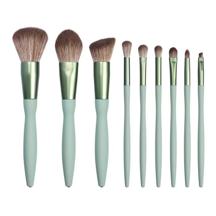 9pcs Sexy Waist Makeup Brushes Set