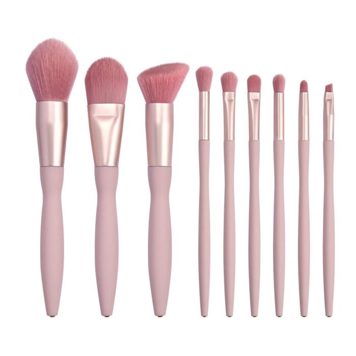 9pcs Sexy Waist Makeup Brushes Set