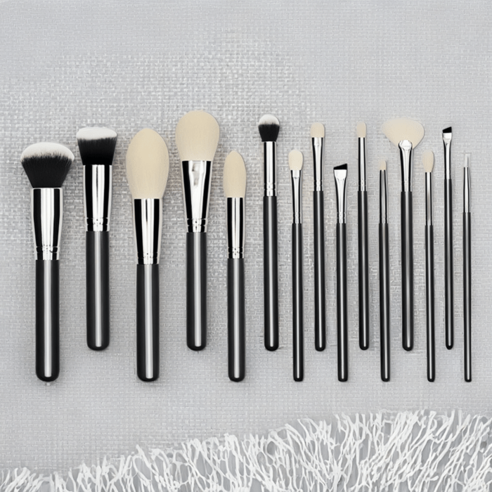 15pcs commonly used animal hair makeup brush sets