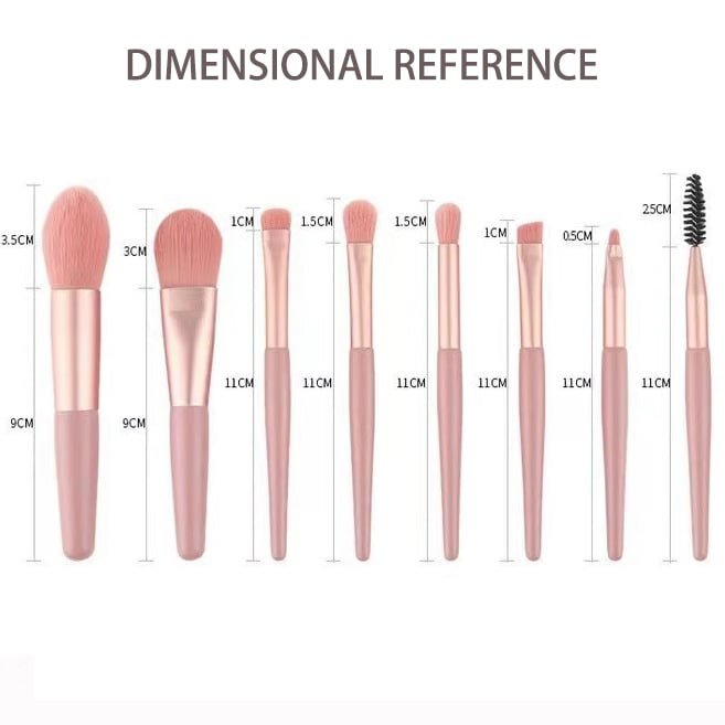 Portable Mini Makeup Brushes