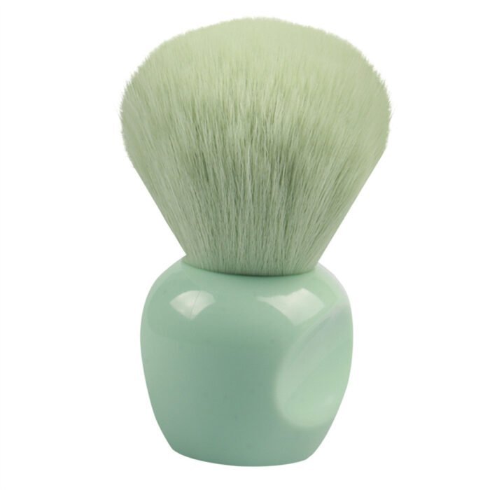 Compact single powder blush brush