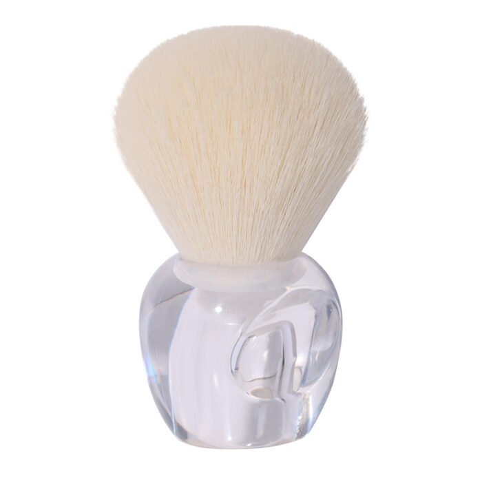 Compact single powder blush brush