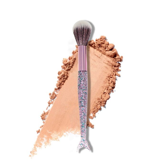 Crystal Fishtail-Shaped Makeup Brushes