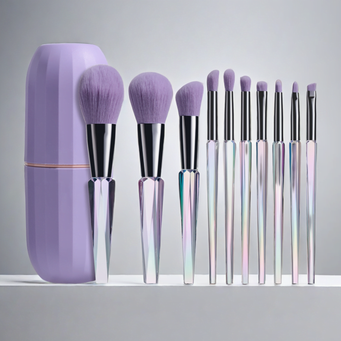 Crystal Handle Makeup Brush Set