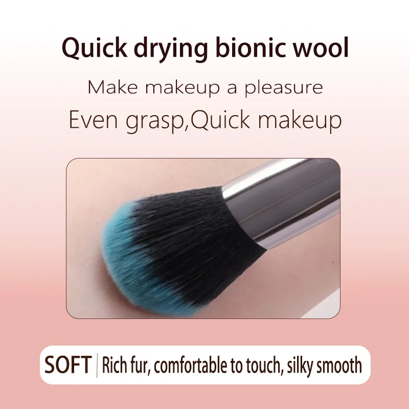 Crystal Handle Makeup Brush Set