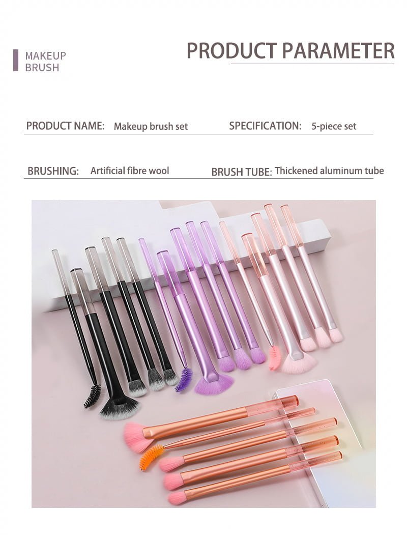 Crystal Handle Mini Makeup Brushes