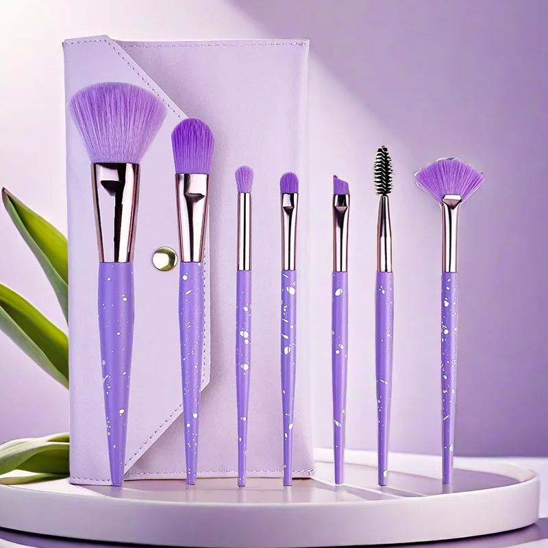 7pcs Splashing Makeup Brush Set