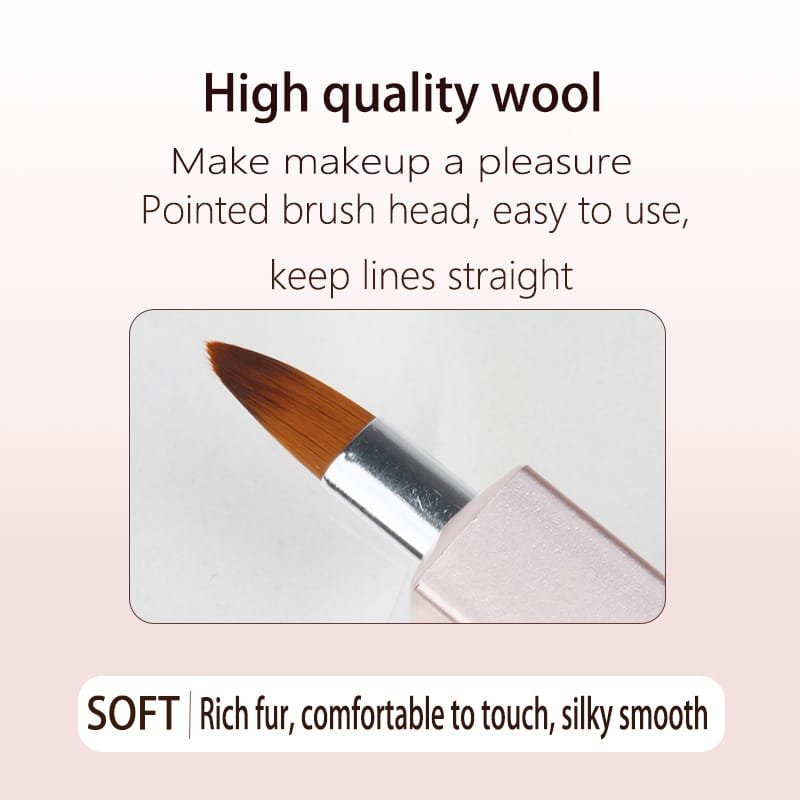 Double Head Retractable Makeup Brush