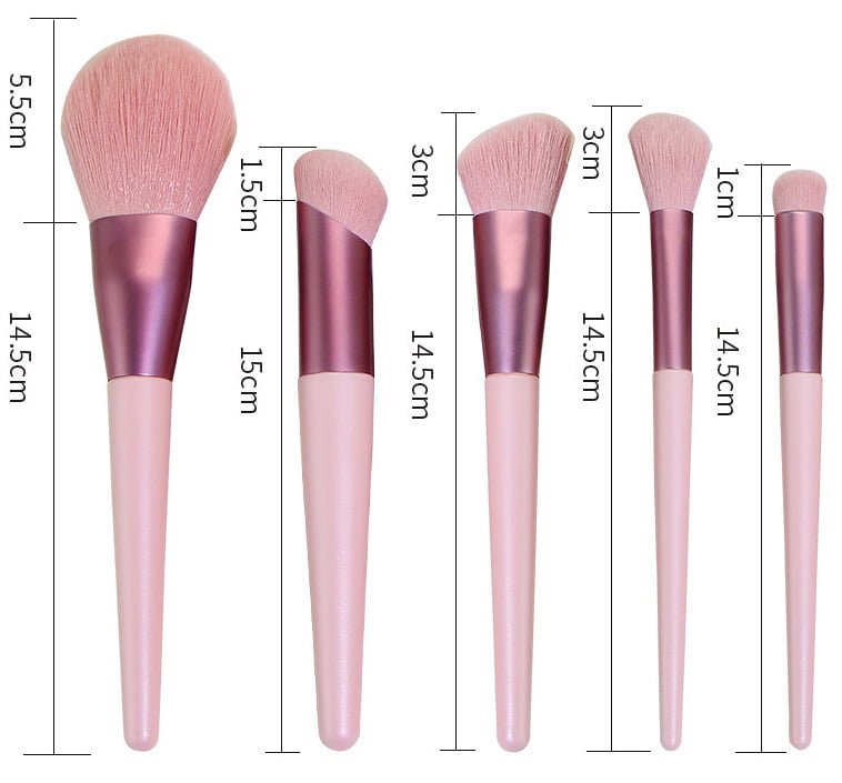 Girlish soft Makeup Brushes