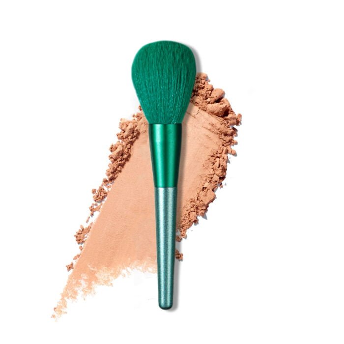 Green 8 makeup brush set