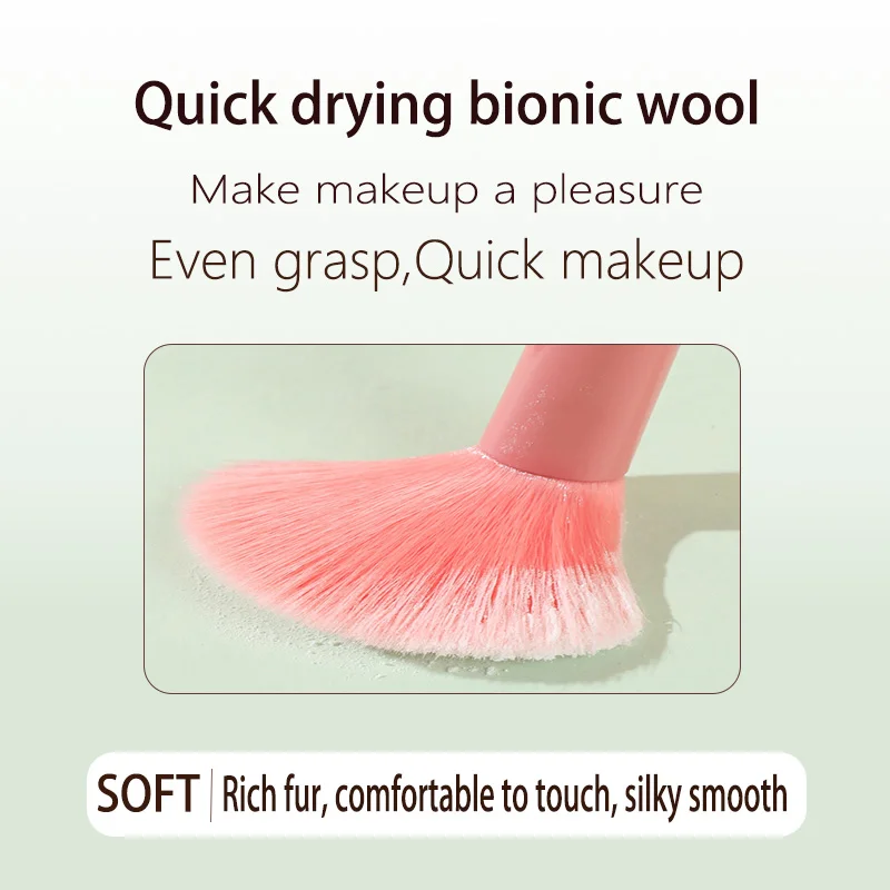  Macaron Color Makeup Brushes 
