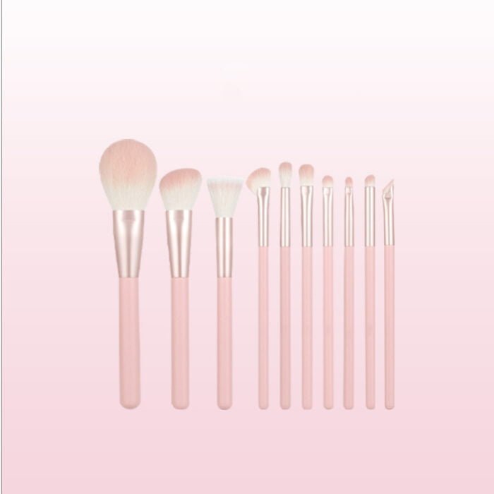 Makeup Brushes Set With Lacquered Wood Handle