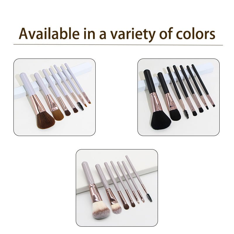 7pcs travel brush set