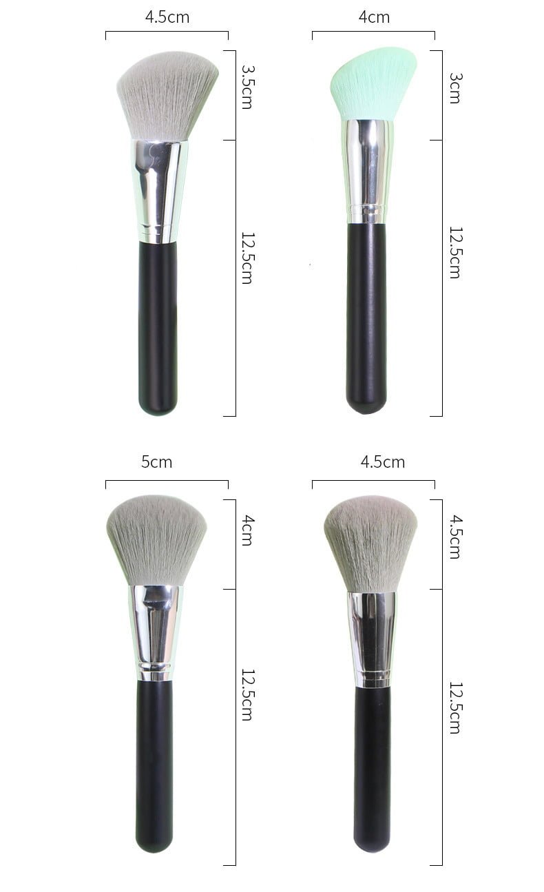 Single makeup brush large fluffy soft fur