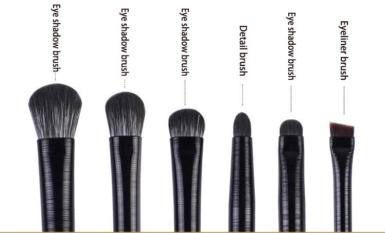 Soft hair eyeshadow brush 6pcs