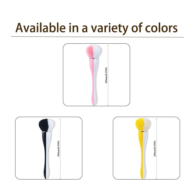 Two color small waist loose paint manicure brush