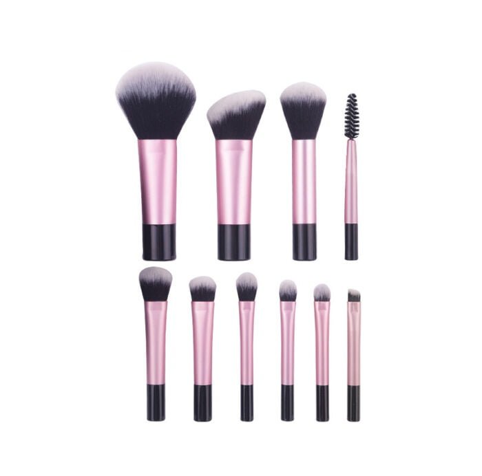 10pcs portable travel makeup brush sets