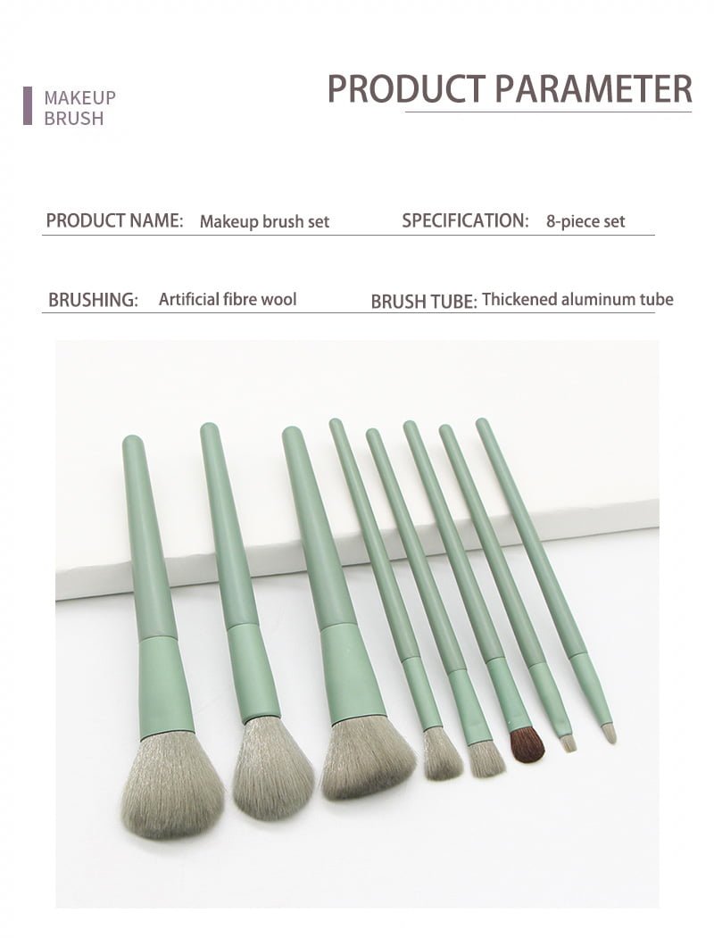 Soft Brush Set With Wooden Gandle