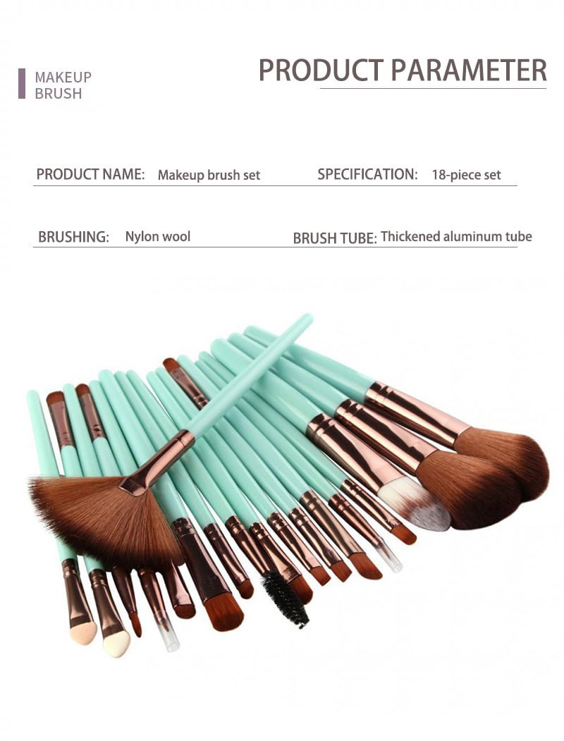 18 makeup brush sets