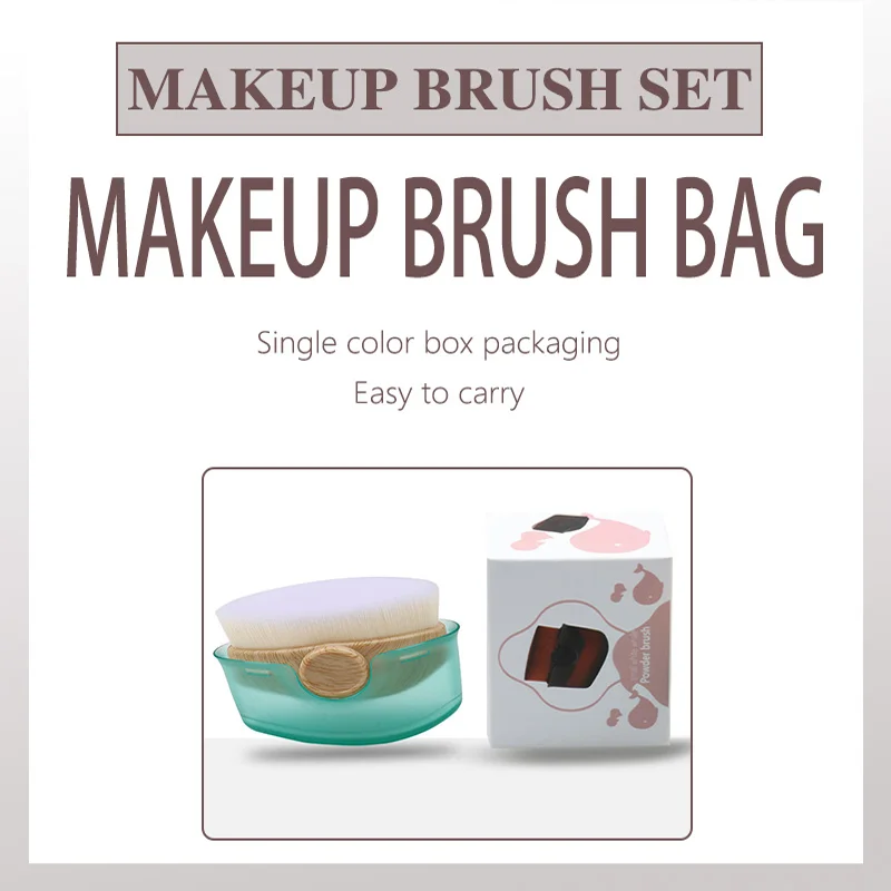 Mini portable makeup brush