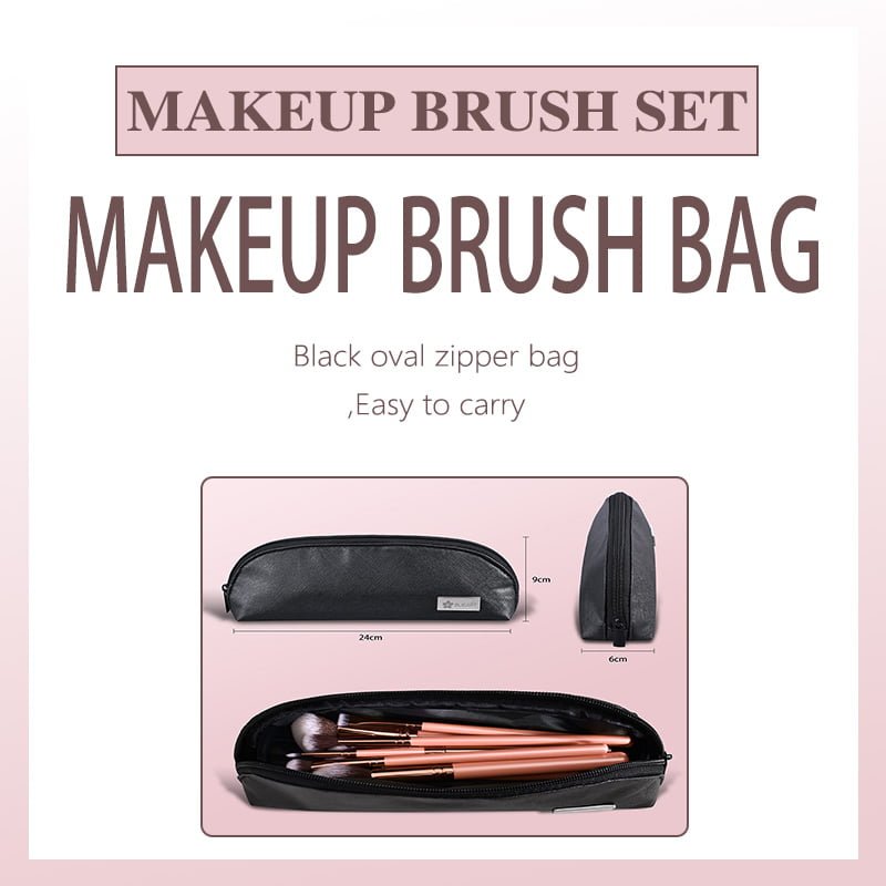 8 pearl powder makeup brush set