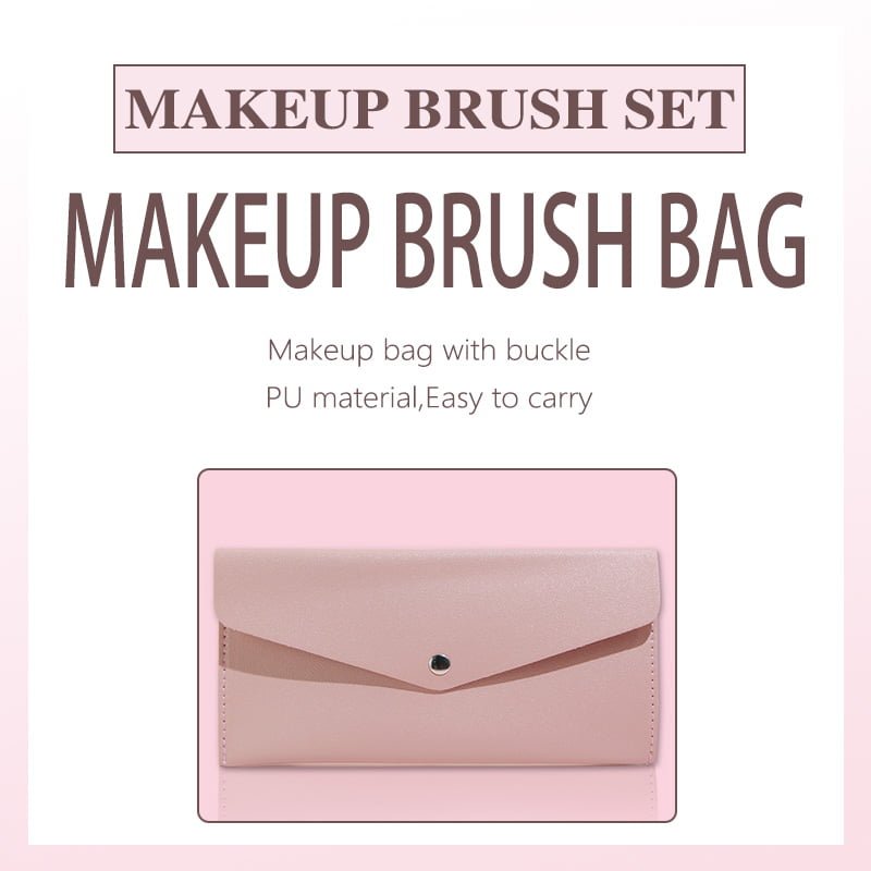 10pcs Candy Color Makeup Brush Set