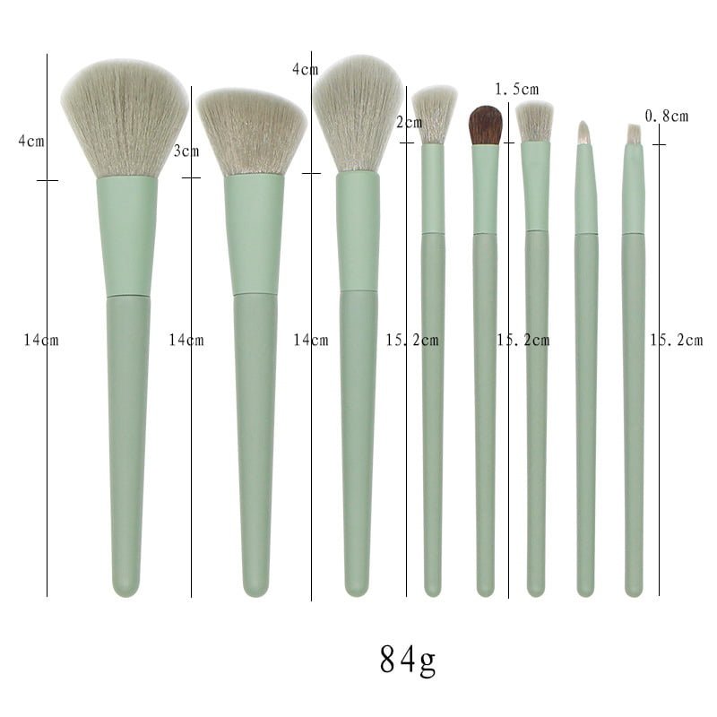 Soft Brush Set With Wooden Gandle