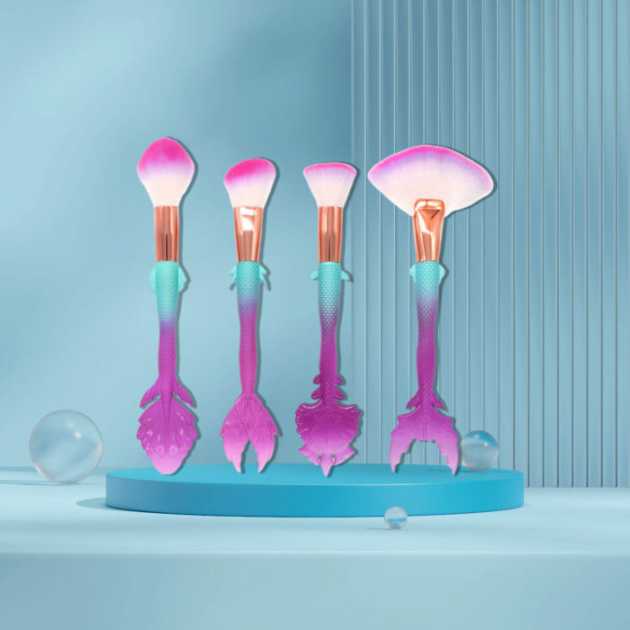 Girlish Fishtail-Shaped Makeup Brushes