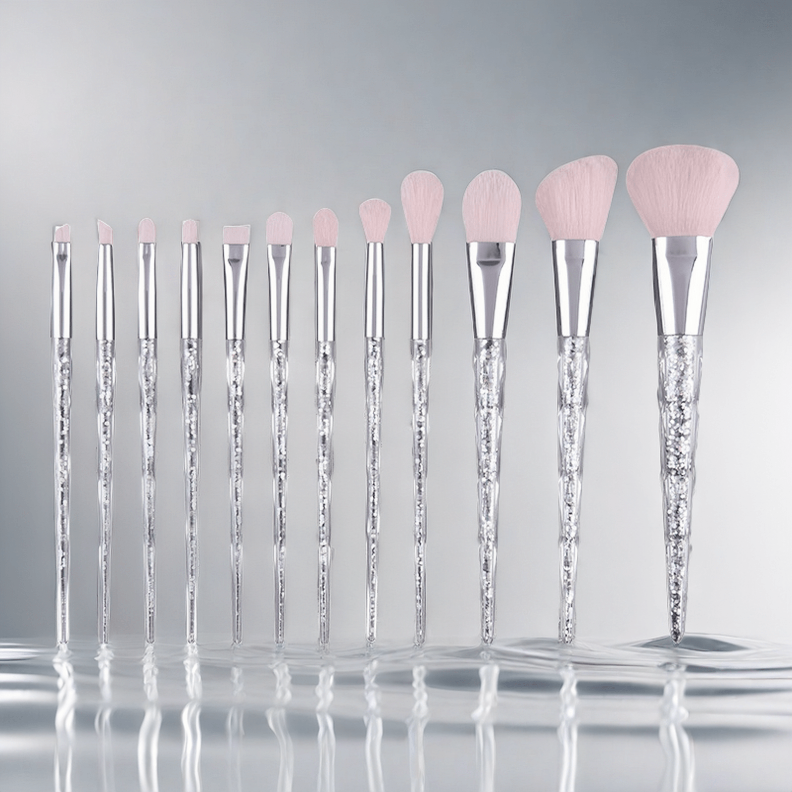 Shiny Sparkle makeup brush With Glitter