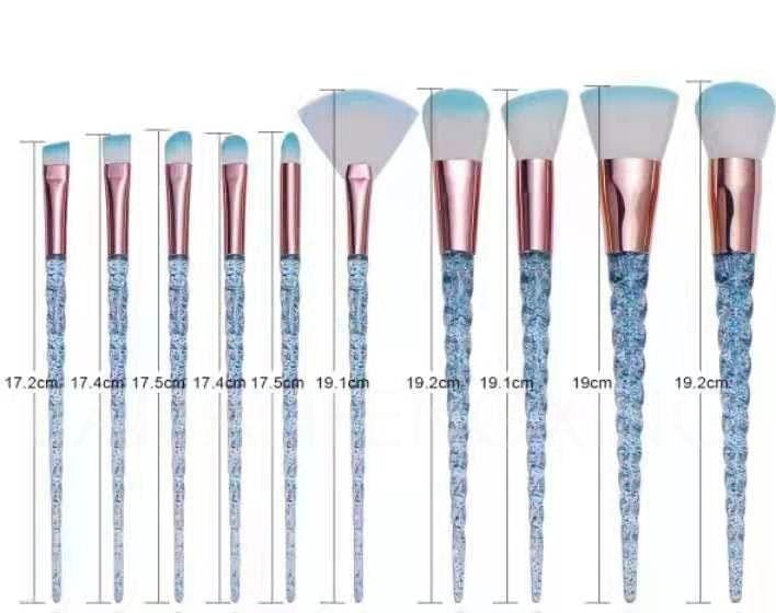 10 pcs makeup brush unicorn makeup set brush