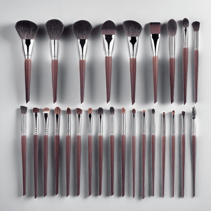 26pcs Animal Hair Makeup Brush Set