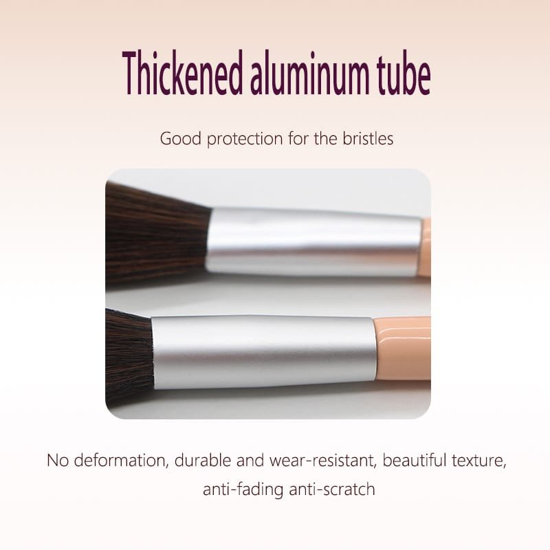 8 pcs New Mini Pink Brush Set