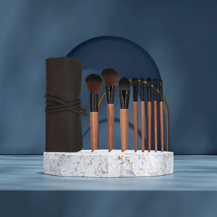 8-piece makeup brush set