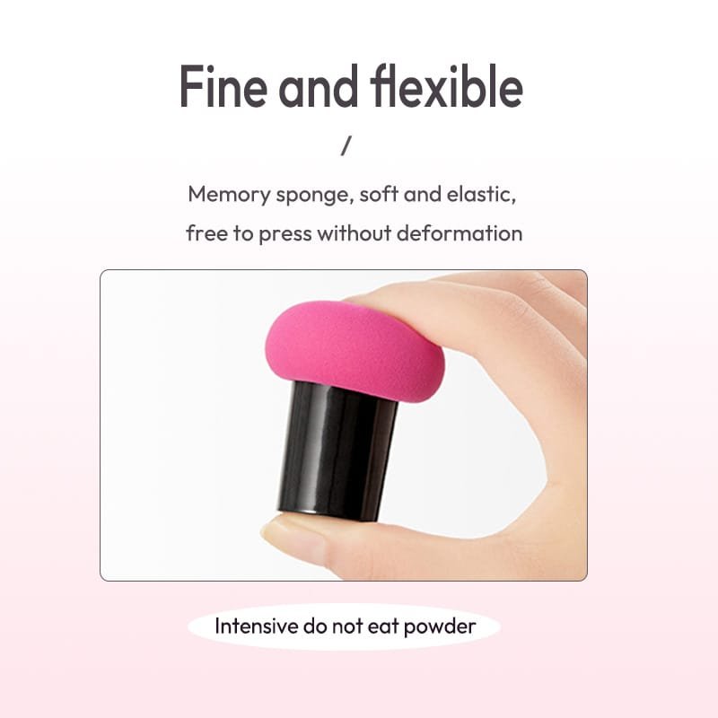 Beauty Cushion Puff with handle does not dirty your hands