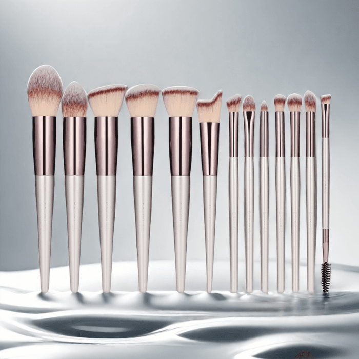 Champagne Gold Soli Makeup Brushes