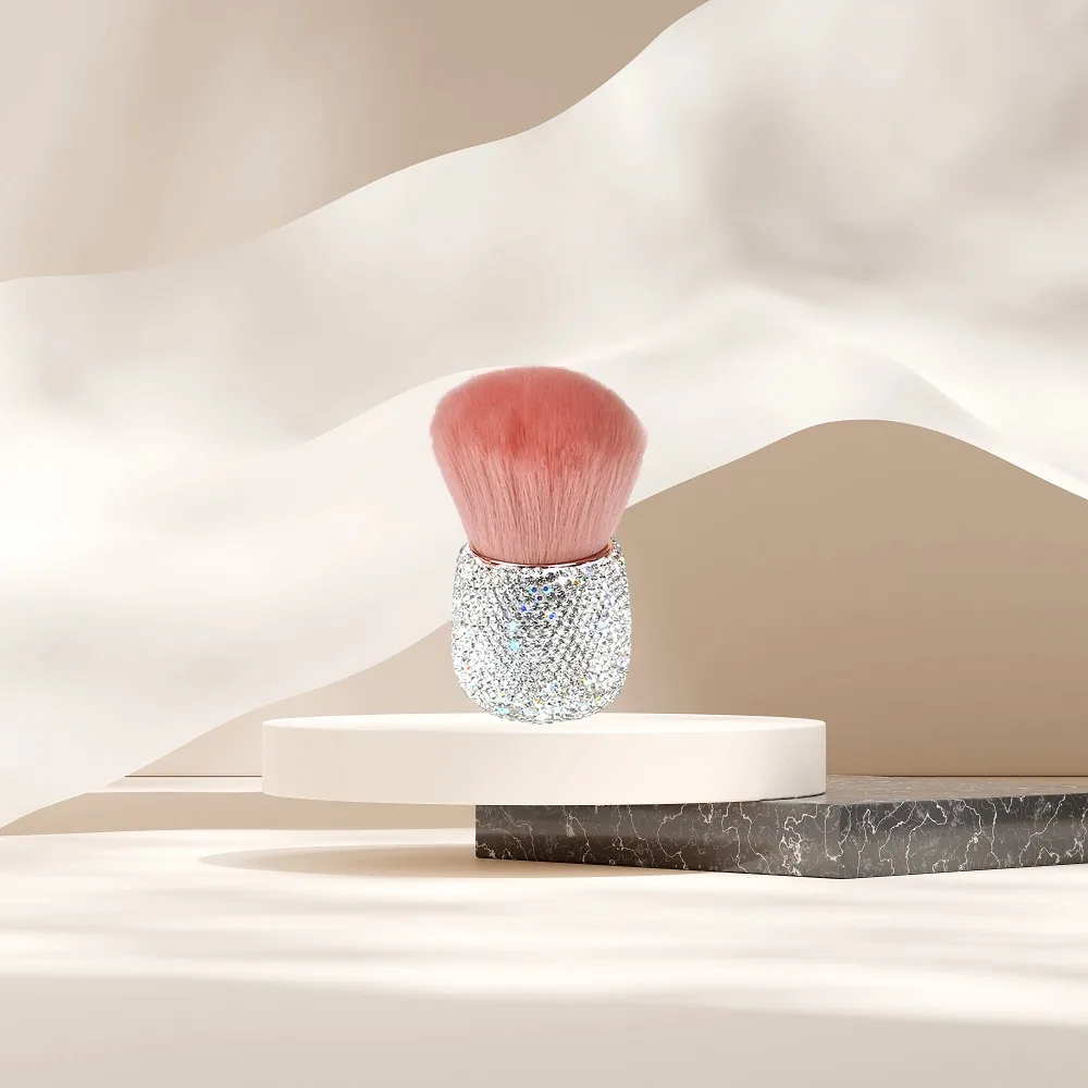 Diamond mushroom head beauty nail cleaning brush