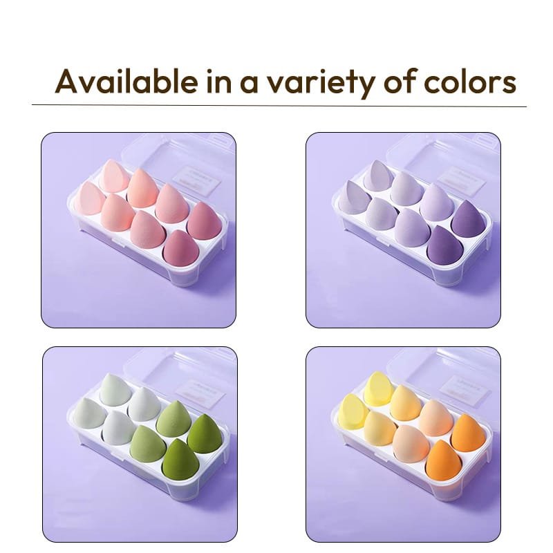 Eight boxed beauty egg gradient colors for both wet and dry use