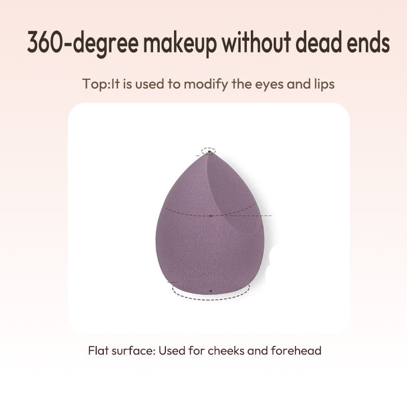 Gourd water drop shape makeup egg set