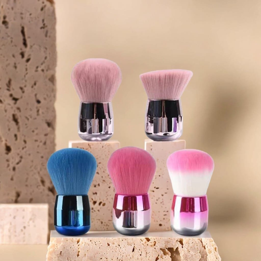 Mushroom head powder brush